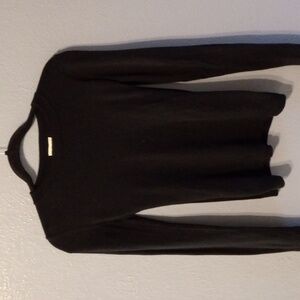 GAP black extra fine Merino wool scoop neck Knit Accent S Tall